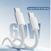 Мережевий зарядний пристрій Essager Vanjane 20W USB-C White (EFJB02-JSTT2-T) + кабель USB Type-C
