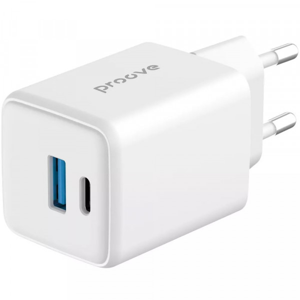 Мережевий зарядний пристрій Proove Pocket GaN Plus 25W White (WCPG25111202)