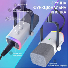 Мікрофон Fifine AM8TW White