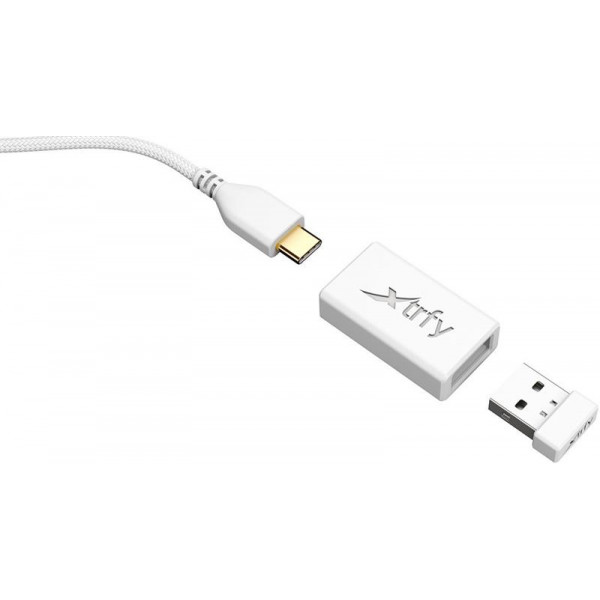 Миша бездротова Xtrfy M42 RGB Wireless White (M42W-RGB-WHITE)