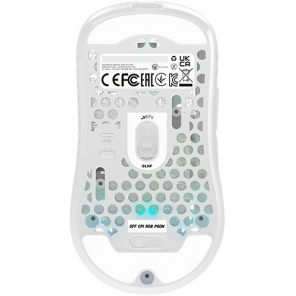 Миша бездротова Xtrfy M42 RGB Wireless White (M42W-RGB-WHITE)
