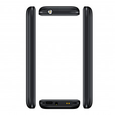 Мобiльний телефон 2E E280 2025 Dual Sim Black + батарея (794300868957)