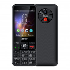 Мобiльний телефон 2E E280 2025 Dual Sim Black + батарея (794300868957)