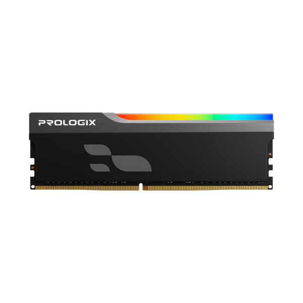 Модуль пам`ятi DDR5 16GB/5600 Prologix Onyx Black RGB (PRO16GB5600YBR5)
