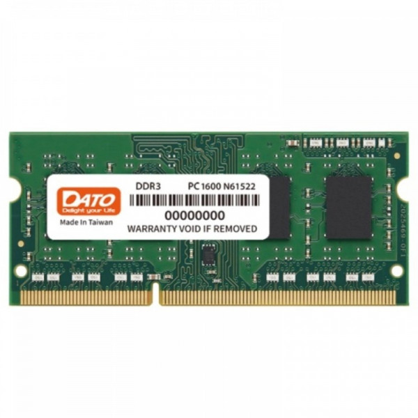 Модуль пам`ятi SO-DIMM 4GB/1600 DDR3 Dato (DT4G3DSDLD16)