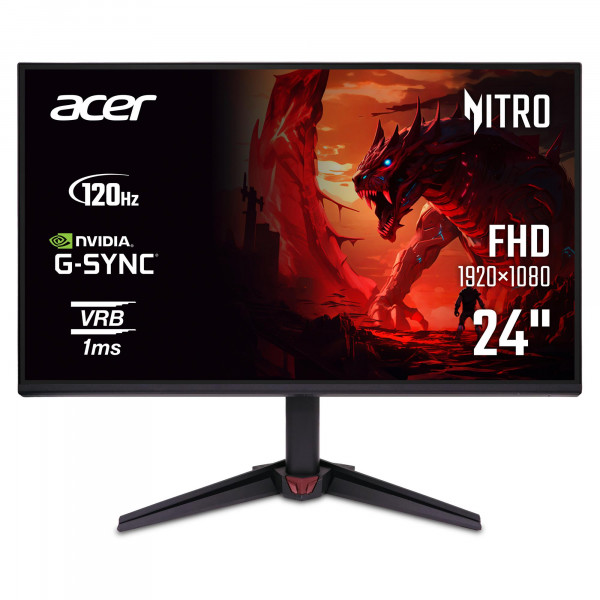 Монітор Acer 23.8" VG240YGbip (UM.QV0EE.G03) IPS Black 120Hz