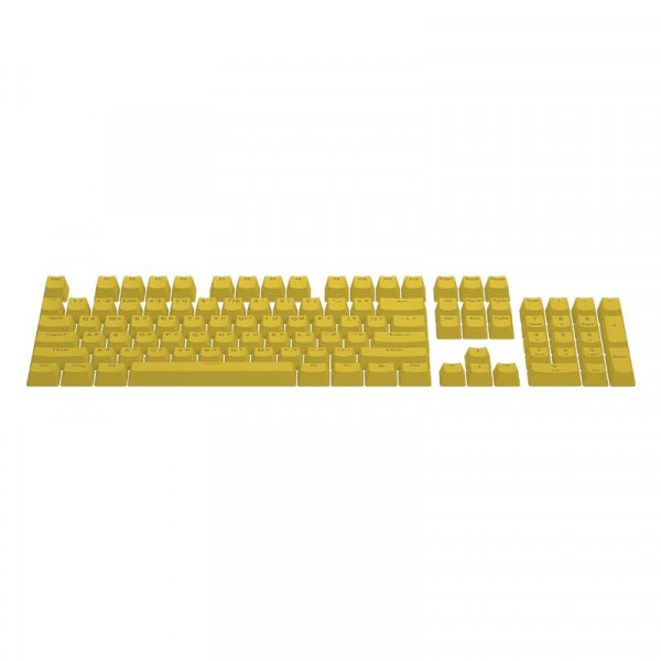 Набір кейкапів Hator PBT UKR/ENG/ru Yellow (HTS-139)