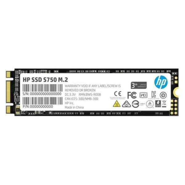 Накопичувач SSD 1TB HP S750 M.2 2280 3D NAND (16L57AA)
