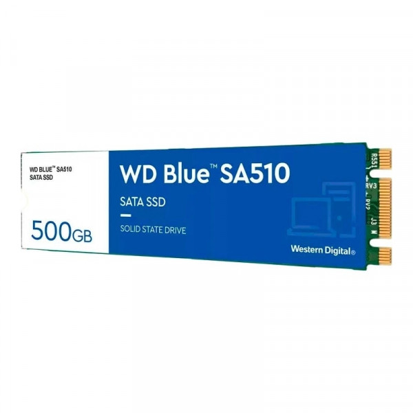 Накопичувач SSD 500GB WD Blue SA510 M.2 2280 SATAIII 3D TLC (WDS500G3B0B)