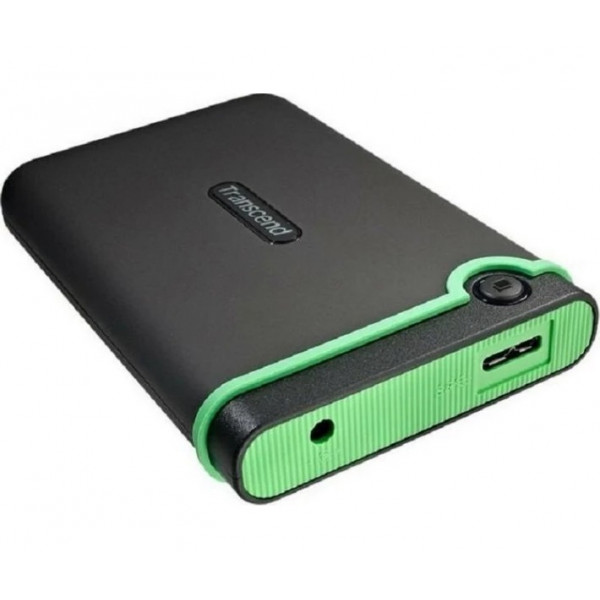 Накопичувач зовнiшнiй HDD 2.5" USB 2.0TB Transcend StoreJet 25M3 Iron Gray Slim (TS2TSJ25M3S)