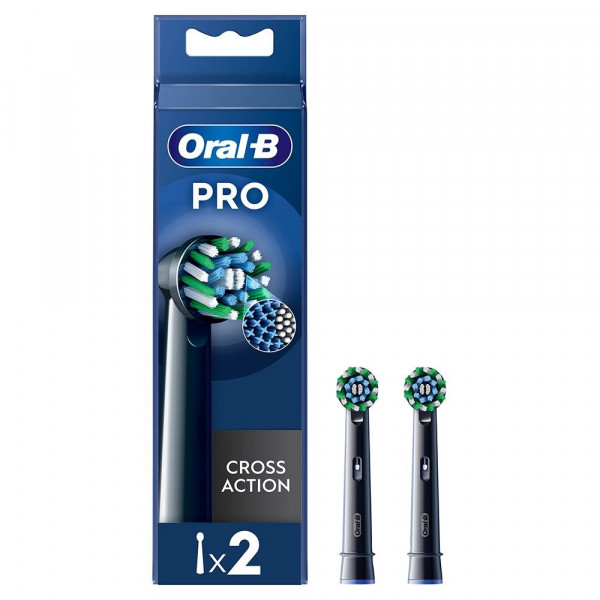 Насадка для зубної електрощітки Braun Oral-B Pro Cross Action Black EB50BRX (2 шт)