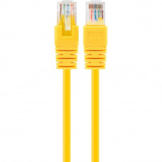 Патч-корд UTP Cablexpert (PP6U-0.5M/Y) cat.6, літий, 50u штекер із засувкою, 0.5 м, жовтий
