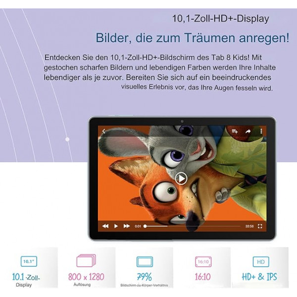 Планшет Blackview Tab 8 Kids 4/128GB Pudding Pink (6931548313038)