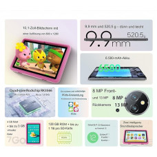 Планшет Blackview Tab 8 Kids 4/128GB Pudding Pink (6931548313038)