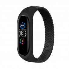 Ремінець BeCover Elastic Nylon Style для Xiaomi Mi Smart Band 5/Mi Smart Band 6 Size S Black (706145)