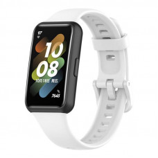 Силіконовий ремінець BeCover для Huawei Band 7/Honor Band 7 White (709467)