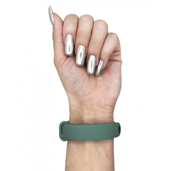 Силіконовий ремінець BeCover для Xiaomi Mi Smart Band 9 Pine-Green (711953)