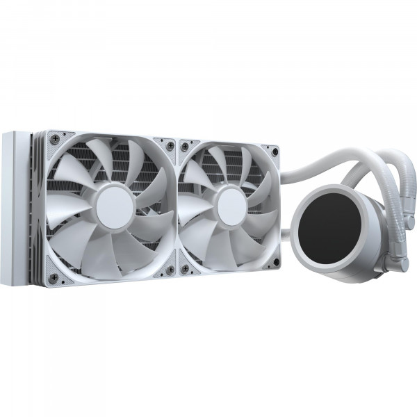 Система водяного охолодження AeroCool Abyss L240R Digi White (ACLA-AD24117.21)