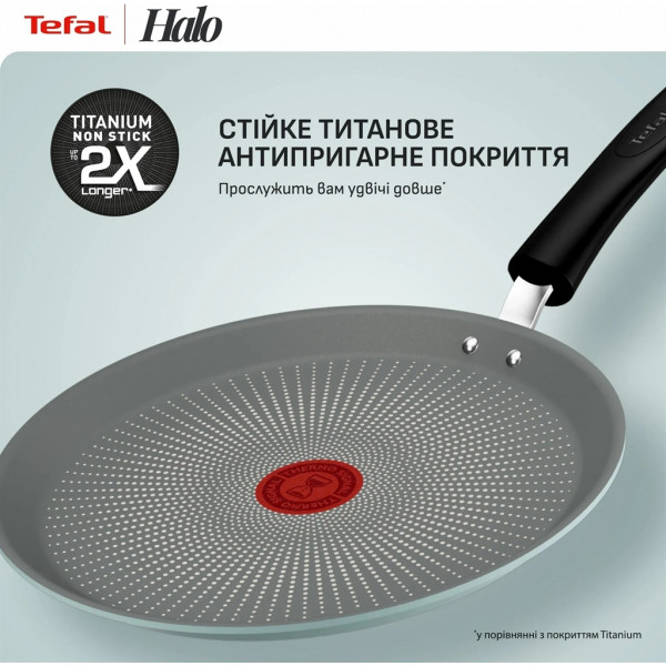 Сковорода для млинців Tefal Halo Eucalyptus 25 см (G0163802)