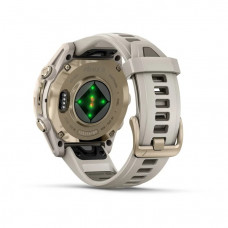 Смарт-годинник Garmin Fenix 8 43mm AMOLED Sapphire Soft Gold with Fog Gray Silicone (010-02903-11)