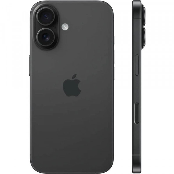 Смартфон Apple iPhone 16 128GB Black (MYE73SX/A)