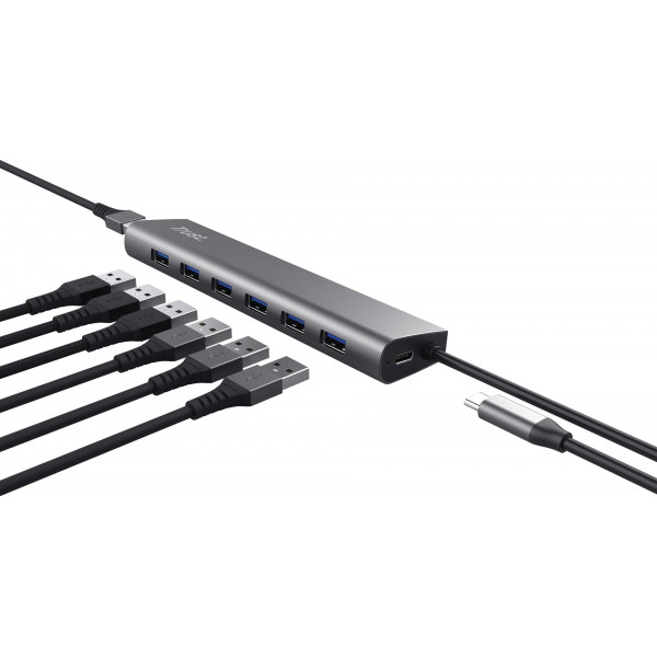 USB-хаб Trust Halyx 7 ports (24967)