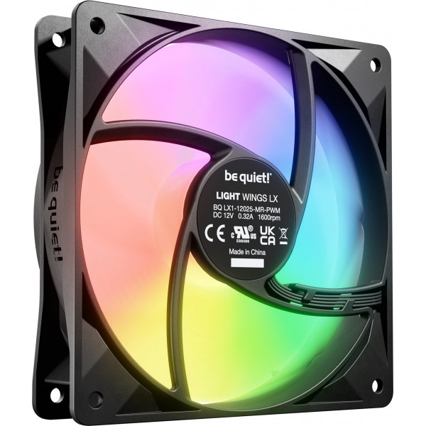 Вентилятор be quiet! Light Wings LX 120mm PWM 3-Pack Black (BL121)