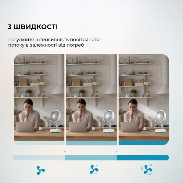 Вентилятор Cecotec Telescopic fan EnergySilence 1000 FoldAir Portable (CCTC-08361)