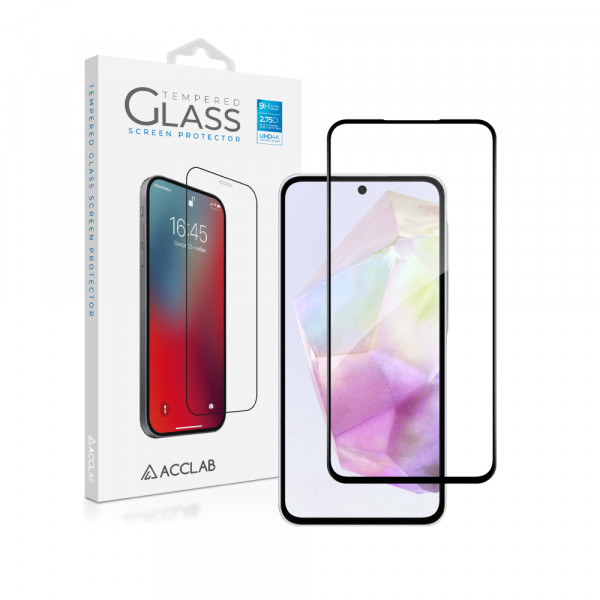 Захисне скло ACCLAB Full Glue для Samsung Galaxy A36 5G SM-A366 Black (1283126608087)