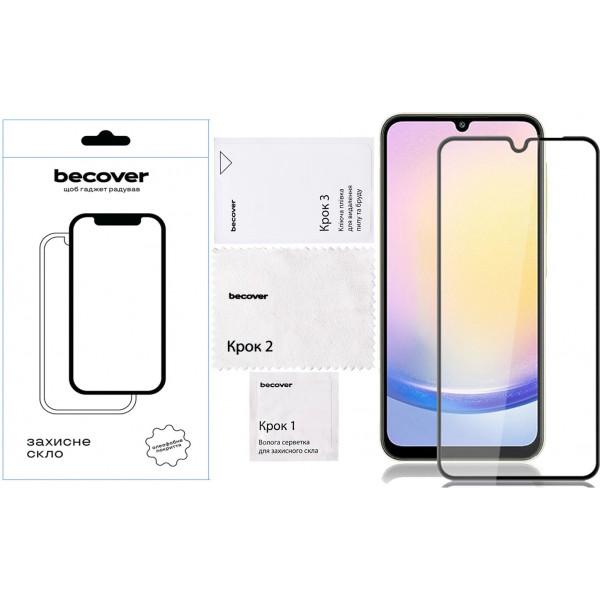 Захисне скло BeCover для Samsung Galaxy A26 SM-A266 Black (712885)