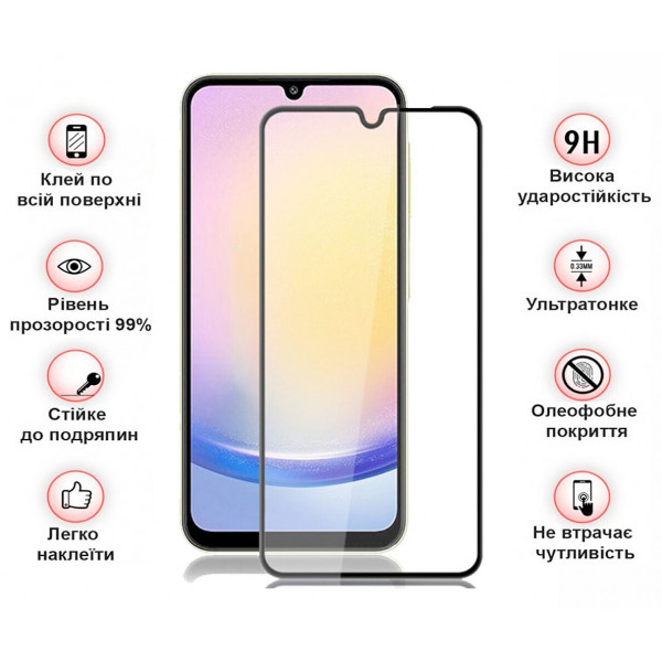 Захисне скло BeCover для Samsung Galaxy A26 SM-A266 Black (712885)