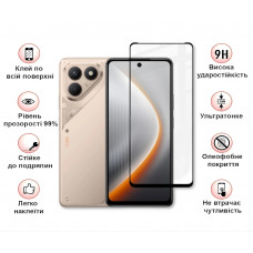 Захисне скло BeCover для Tecno Pova 7 Neo (LJ6) Black (714920)