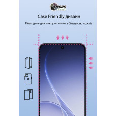 Захисне скло Dengos для Oppo Reno15 Black Full Glue (TGFG-435)