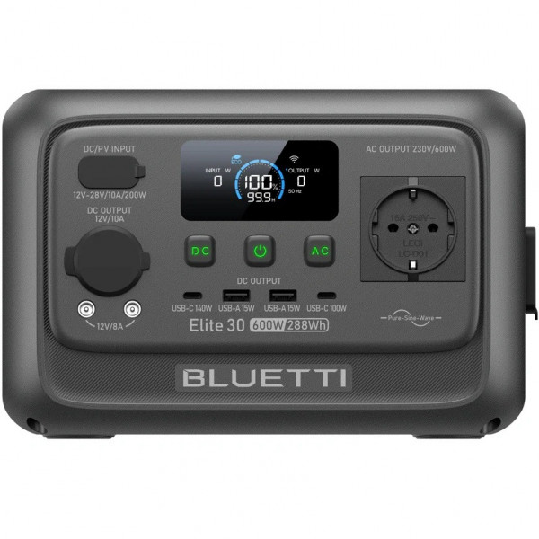 Зарядна станція Bluetti Elite 30 V2, 600W, 288Wh_OEM