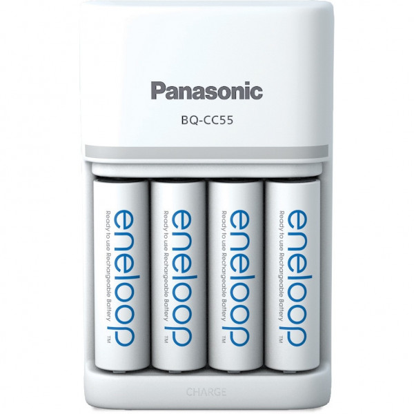 Зарядний пристрій Panasonic Smart-Quick Charger + Eneloop AA/HR06 Ni-Mh 2000 мАh 4 шт.