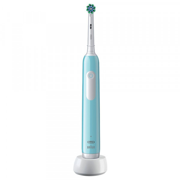Зубна електрощітка Braun Oral-B Pro1 D305.513.3 CrossAction Caribbean Blue