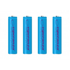 Акумулятор Esperanza Ni-MH AAA/HR03 1000 mAh BL 4шт Blue