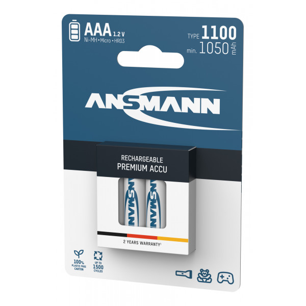 Акумулятори Ansmann AAA/HR03 NI-MH 1100 mAh BL 4 шт