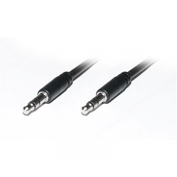 Аудіо-кабель REAL-EL Audio Pro 3.5 мм - 3.5 мм (M/M), 1 м, чорний (EL123500040)