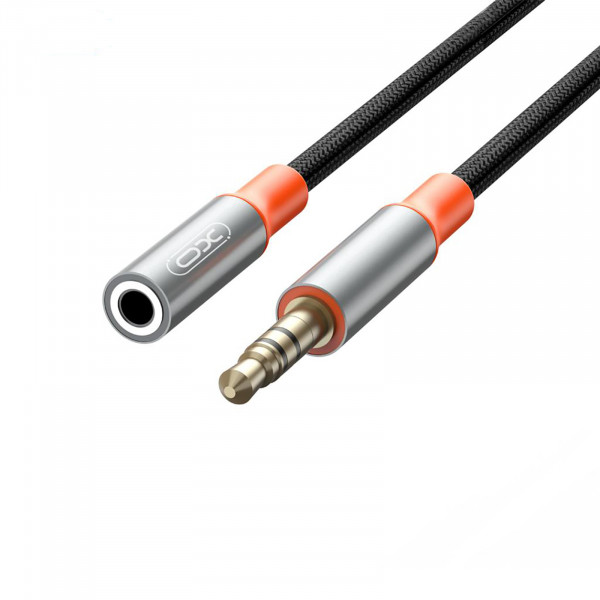 Аудио-кабель XO AUX 3.5 мм - AUX 3.5 мм 1 м Black (NB-R269A.black)