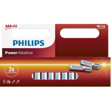 Батарейка Philips Power Alkaline AAA/LR03 BL 12 шт