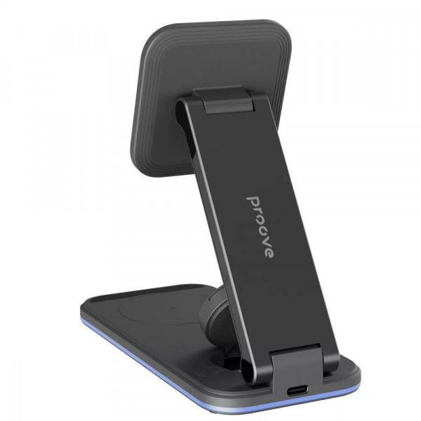 Бездротовий зарядний пристрій Proove Energy Fold 3in1 15W Black (WSEF15010001)