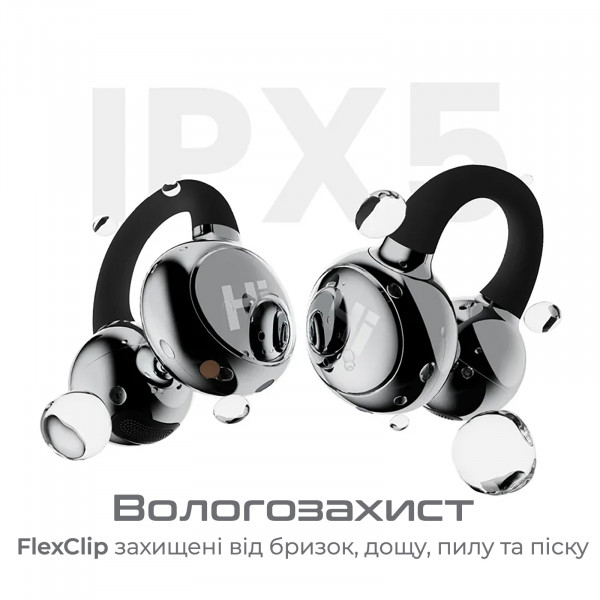 Bluetooth-гарнітура HiFuture Flexclip Black