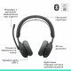 Bluetooth-гарнітура Logitech Zone Wireless 2 ES Graphite (981-001503)