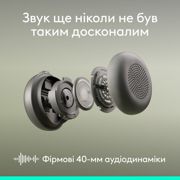 Bluetooth-гарнітура Logitech Zone Wireless 2 ES Graphite (981-001503)