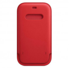 Чохол-кишеня Apple Leather Sleeve with MagSafe для Apple iPhone 12 Mini Red (MHMR3)