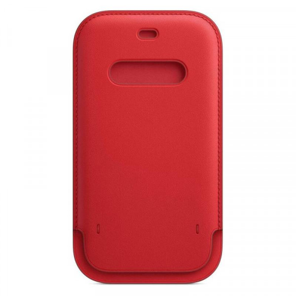 Чохол-кишеня Apple Leather Sleeve with MagSafe для Apple iPhone 12 Mini Red (MHMR3)