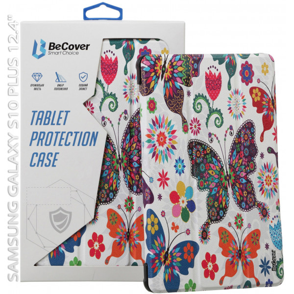 Чохол-книжка BeCover Smart Case для Samsung Galaxy Tab S10 Plus SM-X820/SM-X826 Butterfly (712241)