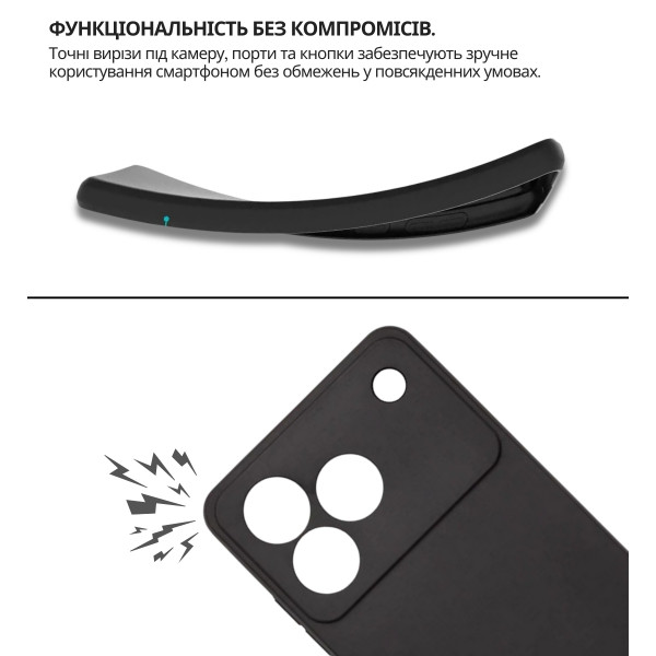 Чохол-накладка BeCover для ZTE Blade A76 4G Black (714934)