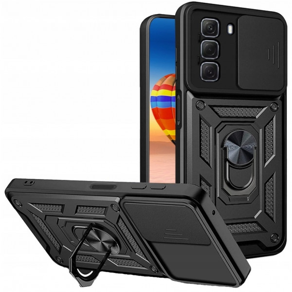 Чохол-накладка BeCover Military для Infinix Hot 50 Pro (X6881) Black (713048)